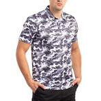 Camo Polo Shirt // Dark Gray (S)