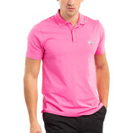 Solid Polo Shirt // Pink (2XL)