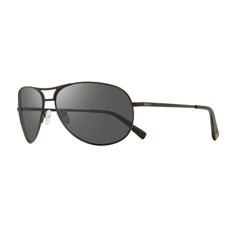 Prosper Polarized Sunglasses (Matte Gunmetal Frame + Blue Lens)