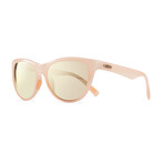 Barclay Polarized Sunglasses // Blush Frame + Light Brown Lens