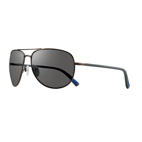 Tarquin Polarized Sunglasses // Gunmetal Frame + Dark Gray Lens