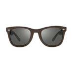 Forge Polarized Sunglasses // Matte Brown Frame + Gray Lens
