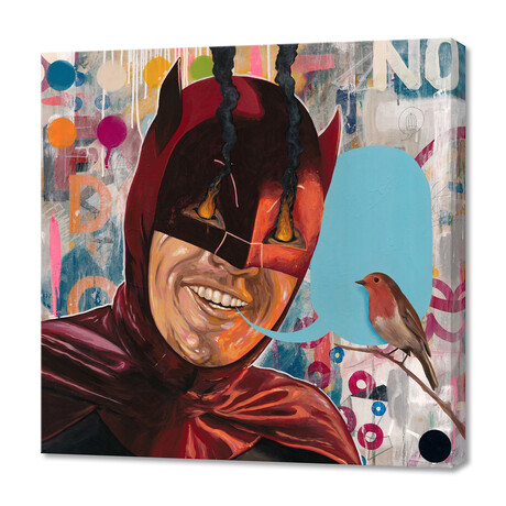 Caped Crusader (12"H x 12"W x 0.2"D)