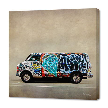 Van #4 (12"H x 12"W x 0.2"D)