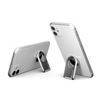 phonetag - Multi-view Phone Stand with Magnetic Ring Holder // Silver (Single)