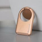 phonetag - Multi-view Phone Stand with Magnetic Ring Holder // Rose Gold (Single)