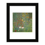 Farm Garden with Sunflowers, c. 1905-1906 (Gold Frame)