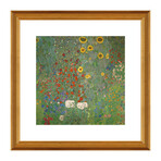 Farm Garden with Sunflowers, c. 1905-1906 (Gold Frame)