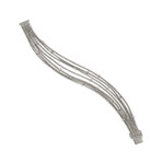 18k White Gold Diamond Bracelet // 7.25" // New