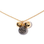 18k Rose Gold Diamond Necklace // 16" // New