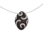 18k White Gold Diamond Necklace // 16.5" // New