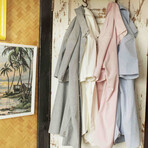 Solid Stretch Oxford Short Sleeve Shirt // Pink (XS)