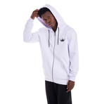 Perez Zip Hoodie // White (XS)