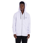 Perez Zip Hoodie // White (XS)