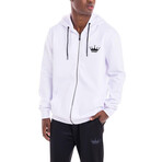 Perez Zip Hoodie // White (XS)