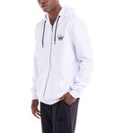 Perez Zip Hoodie // White (XS)