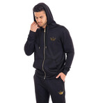 Perez Solid Hoodie // Black (3XL)