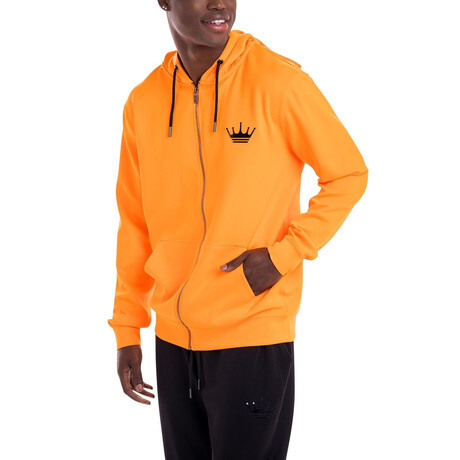 Perez Zip Hoodie // Orange (XS)