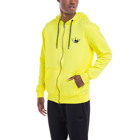 Perez Zip Hoodie // Yellow (XS)