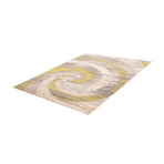 Cora // Ivory + Green Rug (5'7"L x 3'11"W)