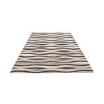 Neela // Ivory + Blue Rug (5'7" x 3'11")