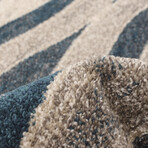 Neela // Ivory + Blue Rug (5'7" x 3'11")