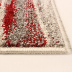 Neela // Ivory + Red Rug (5'7" x 3'11")