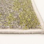 Cora // Ivory + Green Rug (5'7"L x 3'11"W)