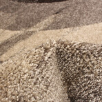 Cora // Ivory + Brown Rug (5'7"L x 3'11"W)