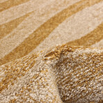 Neela // Ivory + Gold Rug (5'7" x 3'11")