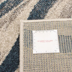 Neela // Ivory + Blue Rug (5'7" x 3'11")