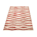 Neela // Ivory + Red Rug (5'7" x 3'11")