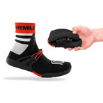 100% Waterproof Packable Sock Shoes // Midnight Red (US: 8)