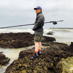 100% Waterproof Packable Sock Shoes // Midnight Red (US: 8)