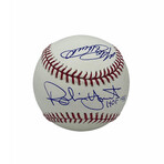 Robin Yount, Mike Schmidt & Andre Dawson // Signed Baseball