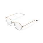 Unisex Yuda Blue Light Blocking Glasses // Rose