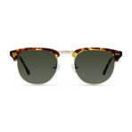 Unisex Luxor Polarized Sunglasses // Havana + Green