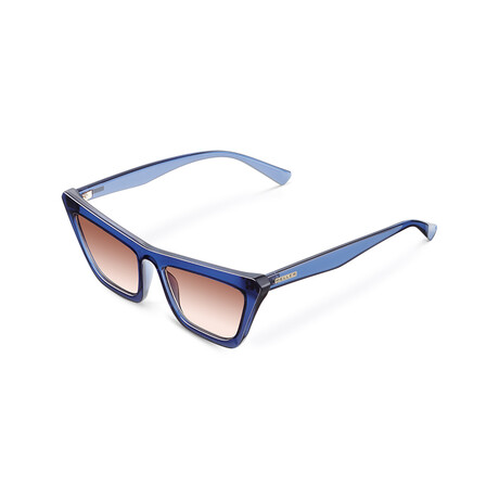 Unisex Niamey Polarized Sunglasses // Blue + Light Brown