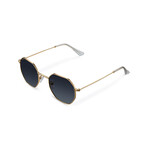 Unisex Endo Polarized Sunglasses // Gold + Dark Gray