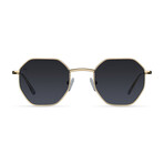 Unisex Endo Polarized Sunglasses // Gold + Dark Gray