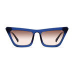 Unisex Niamey Polarized Sunglasses // Blue + Light Brown