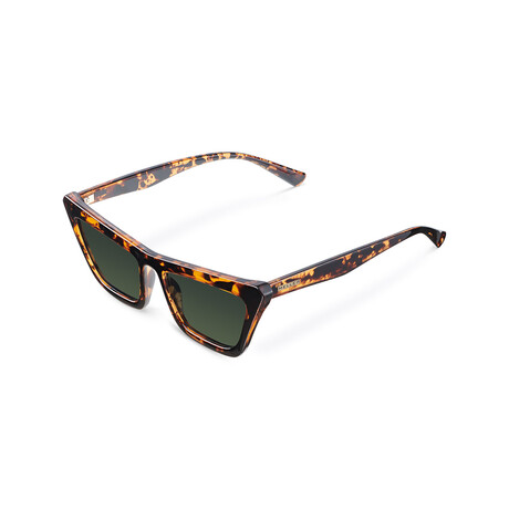 Unisex Niamey Polarized Sunglasses // Havana + Green