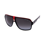 Carrera // Men's 33-S-8V4 Sunglasses // Black + Red + White