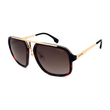Carrera // Men's 1004-S-21K Sunglasses // Havana + Gold
