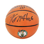 Kevin McHale // Signed Spalding Boston Celtics Logo Game Series Replica NBA Basketball