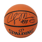 Alonzo Mourning // Signed Spalding Game Series Replica NBA Basketball