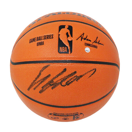 Enes Kanter // Signed Spalding Game Series Replica NBA Basketball