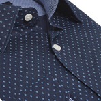 The Daniels Slim Fit Shirt // Navy (XL)