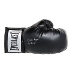 Chris Byrd // Signed Everlast Boxing Glove // Black // "2x Champ" Inscription