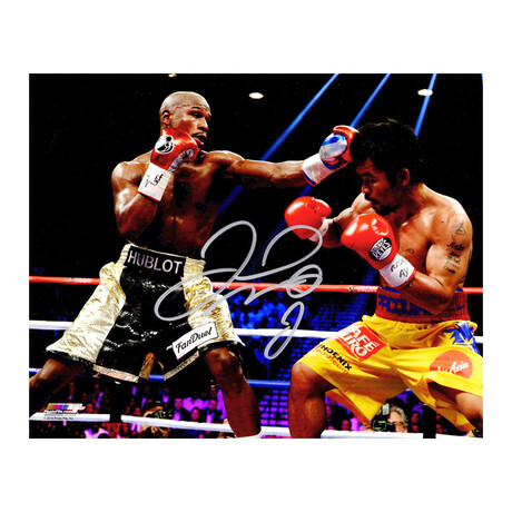 Floyd Mayweather Jr. // Signed Photo // Boxing Fighting Manny Pacquiao // 8X10